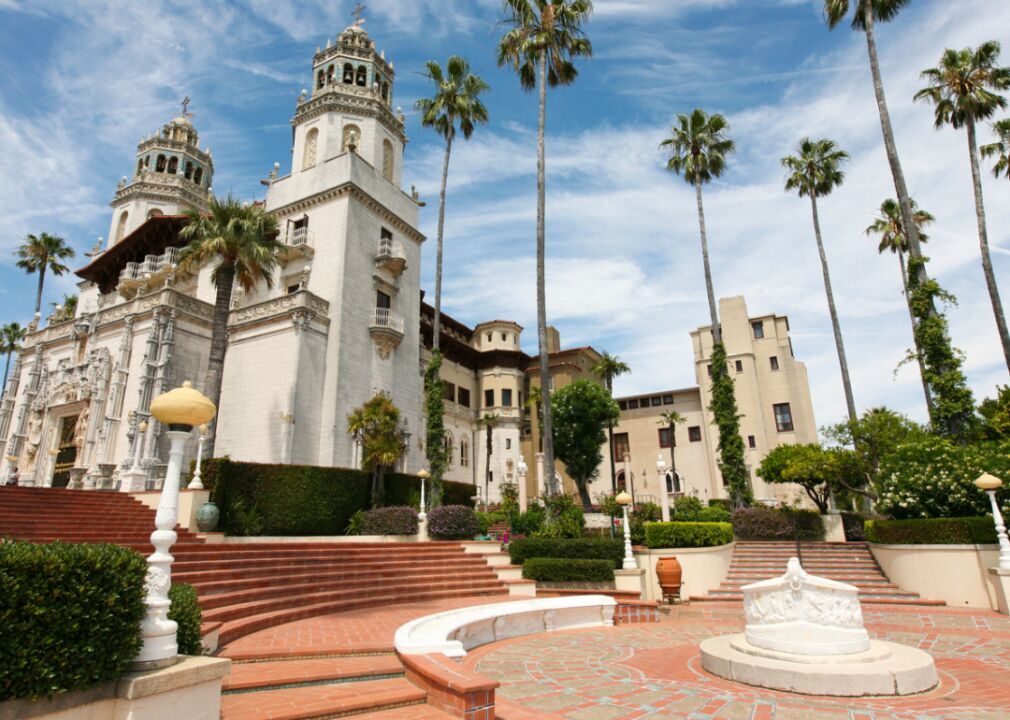1947: Construction ceases on Hearst Castle